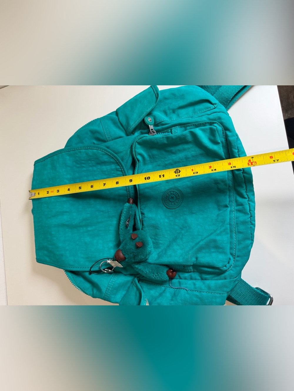 Kipling Ravier Backpack in Breezy Turquoise - Picture 10 of 12